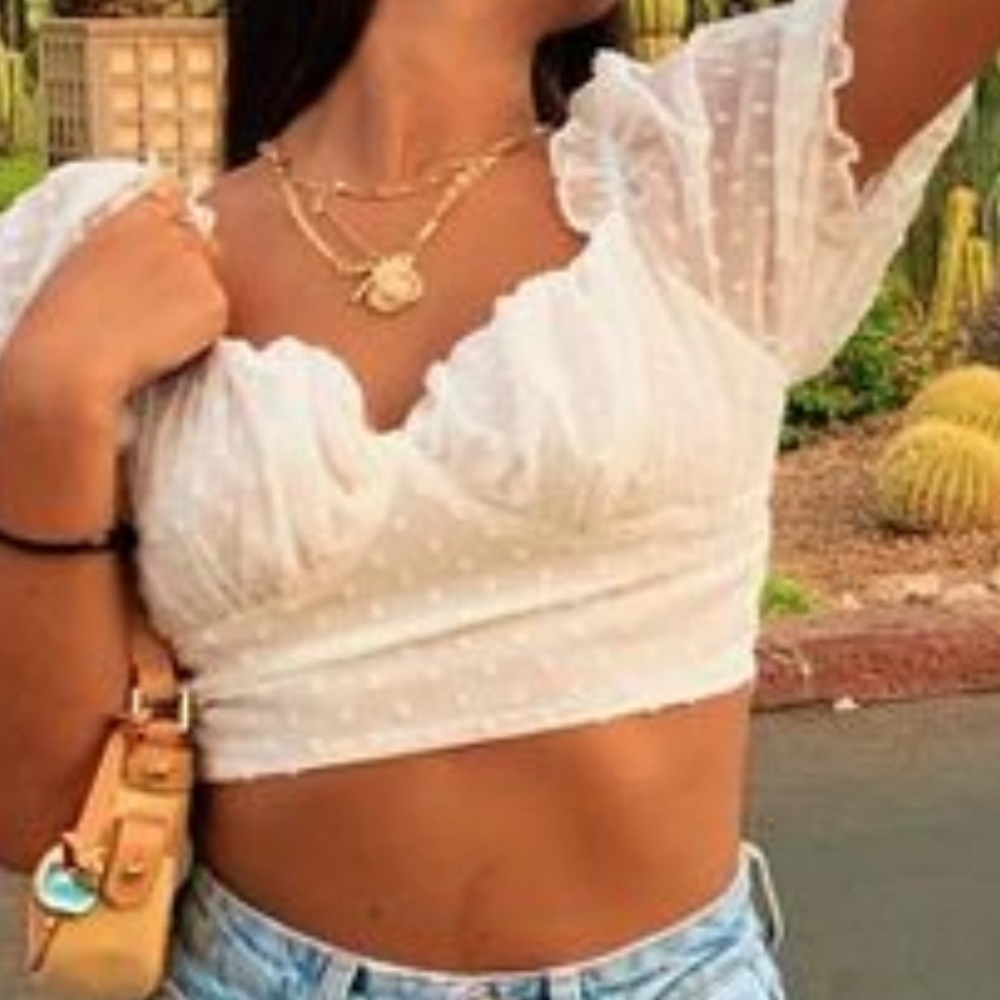 White Dotted Shirt